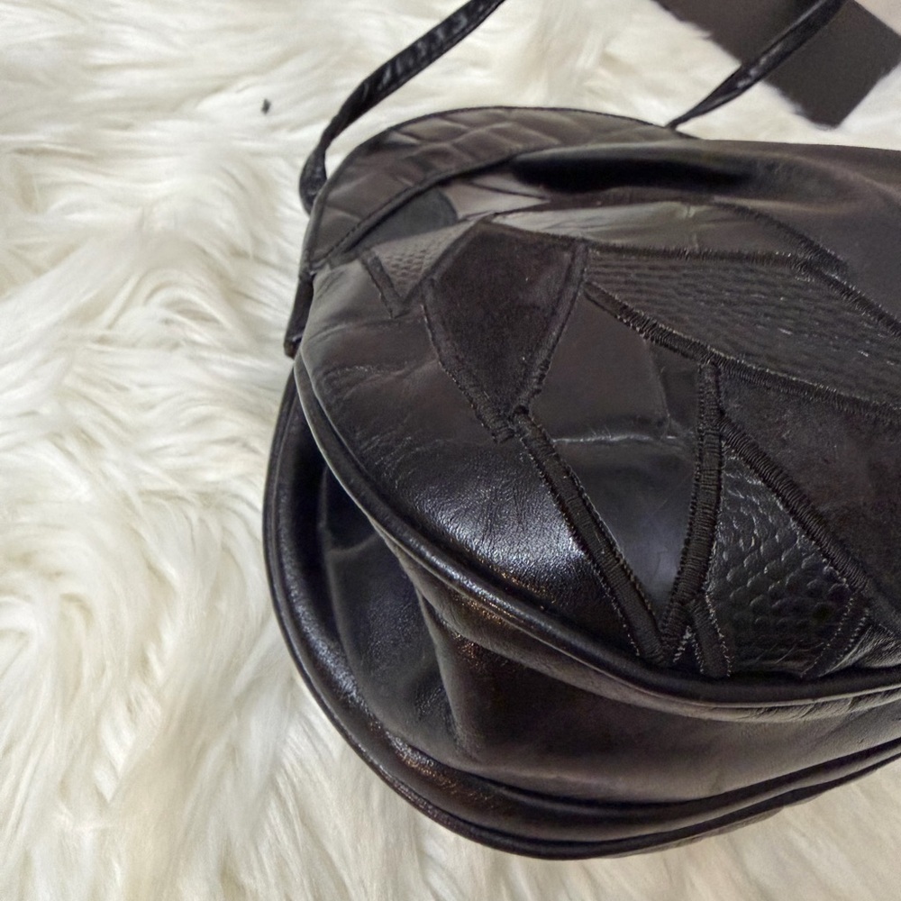 Susan GAIL VINTAGE GENUINE SNAKE BELLIDO CROSSBODY HANDBAG - Picture 6 of 11